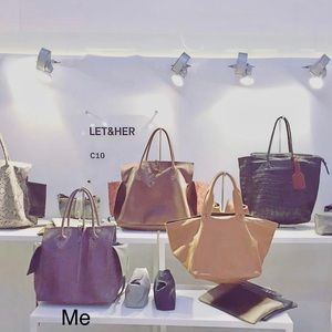 Let & Her Large Purple Croc Tote Bag 💯 Leather